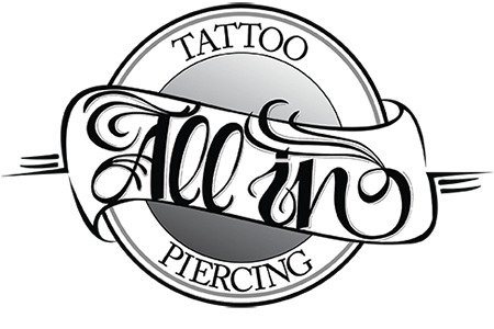 All in Tattoo & Piercing Logo